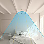 Sulion Ventilador de techo Elba (Blanco/Madera, 132 cm, 22 W) | BAUHAUS