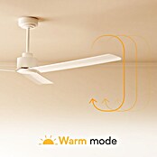 Sulion Ventilador de techo Elba (Blanco/Madera, 132 cm, 22 W) | BAUHAUS