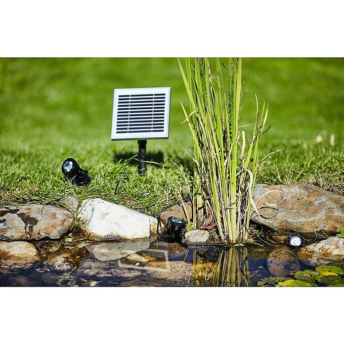 Heissner Ribniška razsvetljava Solar z nastavljivo barvo  (Toplo bela, Na sončno energijo) | Vrtna razsvetljava | Vrtna dekoracija in oprema | Ureditev vrta in okolice | Vrt in prosti čas | Izdelki | BAUHAUS