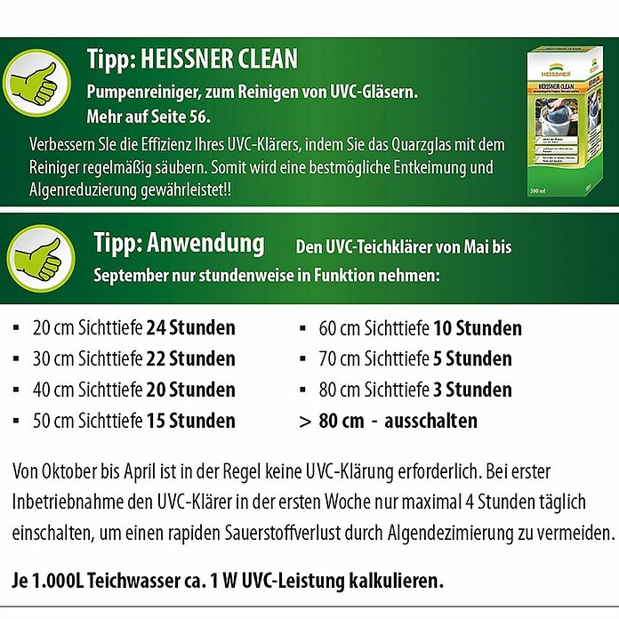 Heissner Nadomestna svetilka UVC PL-S  (7 W) | 7454 - Teichfilter | IAGE - Teiche und Zubehör | IAG - Außenbereichsausstattung | IA - Gartenhartware | I - Stadtgarten | BAUHAUS
