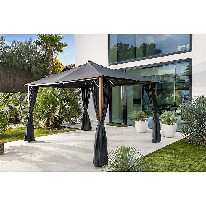 Carpa con laterales Mauricio (An x Pr: 299 x 399 cm, Color del techo: Antracita) | BAUHAUS