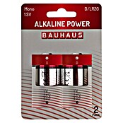 BAUHAUS Batterie Power LR20 (Mono D, 1,5 V, 2 Stk.) | BAUHAUS