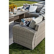 Sunfun Conjunto de muebles Portland III (6 pzs., Ratán sintético/Aluminio, Crema) | BAUHAUS