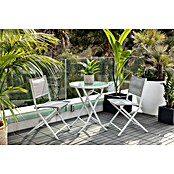 Conjunto de muebles de balcón Miren (3 piezas, Gris)