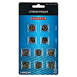 BAUHAUS Knopfzelle Power CR2016/CR2025/CR2032 (3 V)