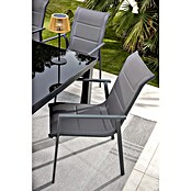 Silla de jardín Pia (L x An x Al: 57 x 70 x 90 cm, Gris oscuro, Apilable) | BAUHAUS