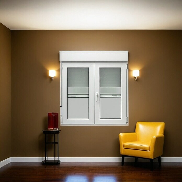 Solid Elements Ventana de PVC practicable-oscilobatiente (105 x 118,5 cm, Apertura según normativa: Derecha, Blanco) | BAUHAUS