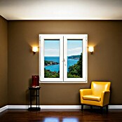 Ventana de PVC practicable-oscilobatiente (120 x 120 cm, Apertura según normativa: Derecha, Blanco) | BAUHAUS