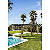 Sunfun Pérgola Andros (An x Pr: 579 x 294 cm, Antracita/Marrón, Aluminio) | BAUHAUS