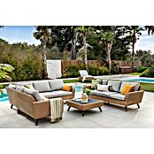 Sofá de conjunto Royal Riviera (Beige, L x An x Al: 224 x 89 x 75 cm, Ratán sintético/Aluminio) | BAUHAUS