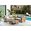 Sofá esquinero Royal Riviera (Beige, L x An x Al: 234 x 234 x 75 cm, Ratán sintético/Aluminio) | BAUHAUS