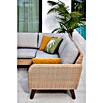 Sofá esquinero Royal Riviera (Beige, L x An x Al: 234 x 234 x 75 cm, Ratán sintético/Aluminio) | BAUHAUS