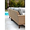 Sofá esquinero Royal Riviera (Beige, L x An x Al: 234 x 234 x 75 cm, Ratán sintético/Aluminio) | BAUHAUS
