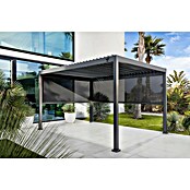 Sunfun Milos Standardni paviljon z dvema stranicama  (Do x Š x V: 392 x 294 x 235 cm, Aluminij, Antracit) | 8298 - Gartenzelte/Pavillons | ICFA - Sonnenschutz | ICF - Sonnenschutz | IC - Freizeit im Garten | I - Stadtgarten | BAUHAUS