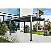 Sunfun Milos Standardni paviljon z dvema stranicama  (Do x Š x V: 392 x 294 x 235 cm, Aluminij, Antracit) | 8298 - Gartenzelte/Pavillons | ICFA - Sonnenschutz | ICF - Sonnenschutz | IC - Freizeit im Garten | I - Stadtgarten | BAUHAUS