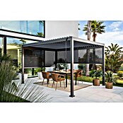Sunfun Milos Standardni paviljon z dvema stranicama  (Do x Š x V: 392 x 294 x 235 cm, Aluminij, Antracit) | 8298 - Gartenzelte/Pavillons | ICFA - Sonnenschutz | ICF - Sonnenschutz | IC - Freizeit im Garten | I - Stadtgarten | BAUHAUS