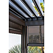 Sunfun Milos Pérgola con laterales (L x An x Al: 294 x 294 x 235 cm, Aluminio, Antracita) | BAUHAUS
