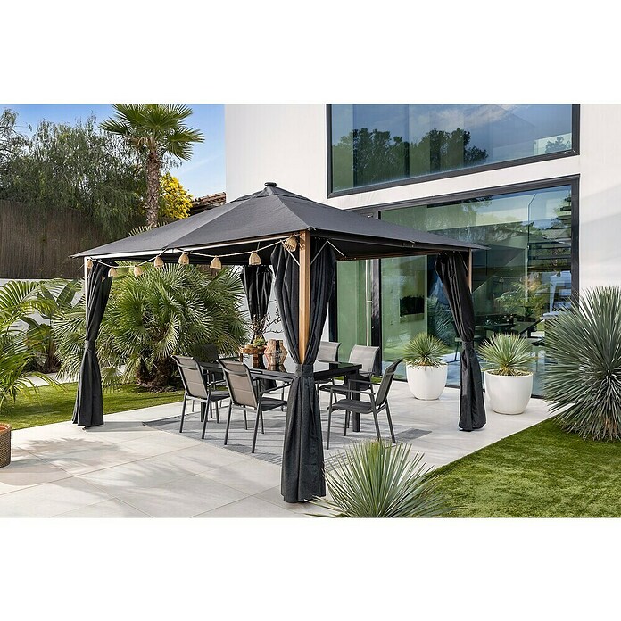 Carpa con laterales Mauricio (An x Pr: 299 x 399 cm, Color del techo: Antracita) | BAUHAUS