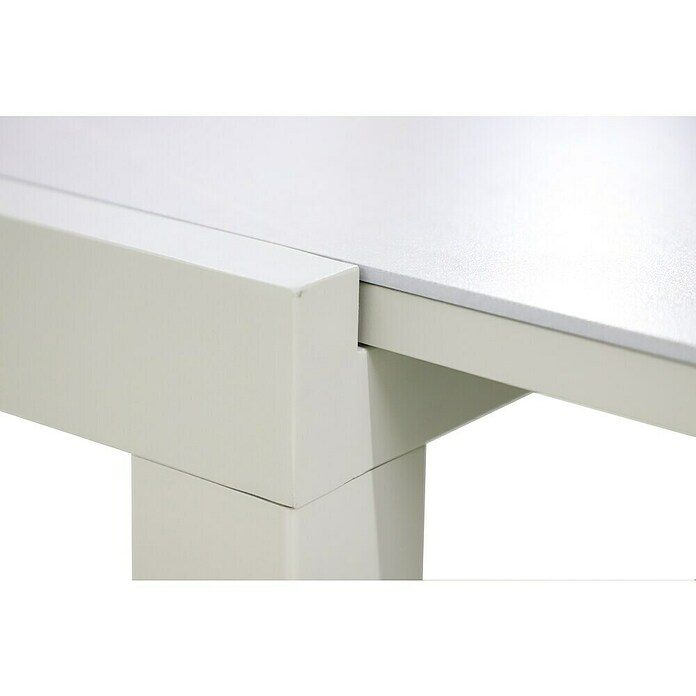 Sunfun Maja Gartentisch Stone (L x B x H: 300 x 100 x 74 cm, Tischplatte aus Stein, Ausziehbar, Light-Greige) | BAUHAUS