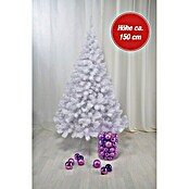 Künstlicher Weihnachtsbaum (Höhe: 150 cm, Mit Standfuß, 400 Zweige, Weiß)