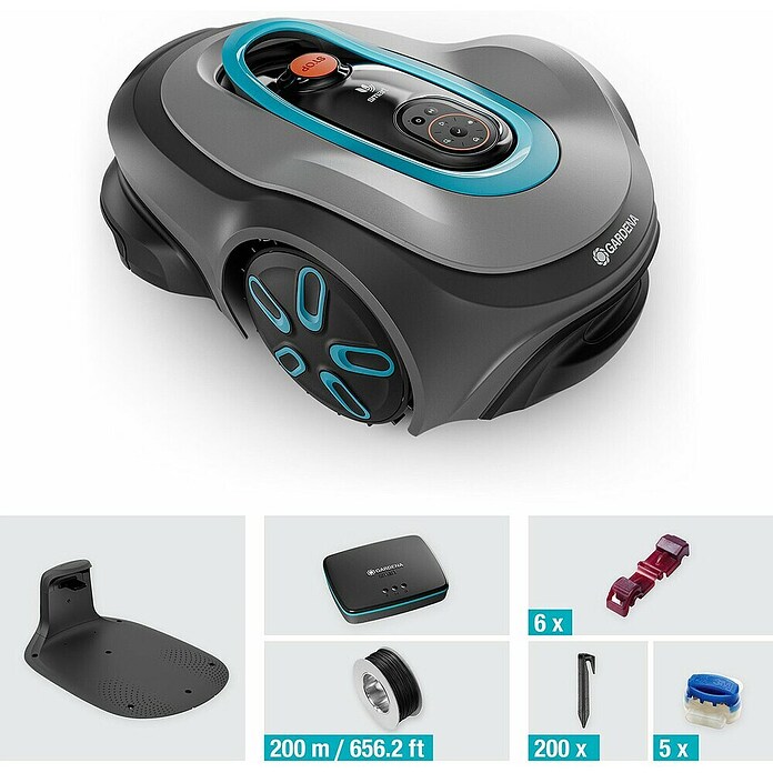 Gardena Robot cortacésped Sileno Max 1200 (1.200 m², Ancho de corte: 22 cm) | BAUHAUS