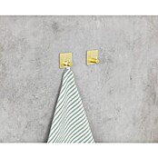 Wenko Colgador de baño Ureo (L x Al: 3 x 4,5 cm, Número de ganchos: 1 ud., Oro) | BAUHAUS
