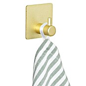 Wenko Colgador de baño Ureo (L x Al: 3 x 4,5 cm, Número de ganchos: 1 ud., Oro) | BAUHAUS