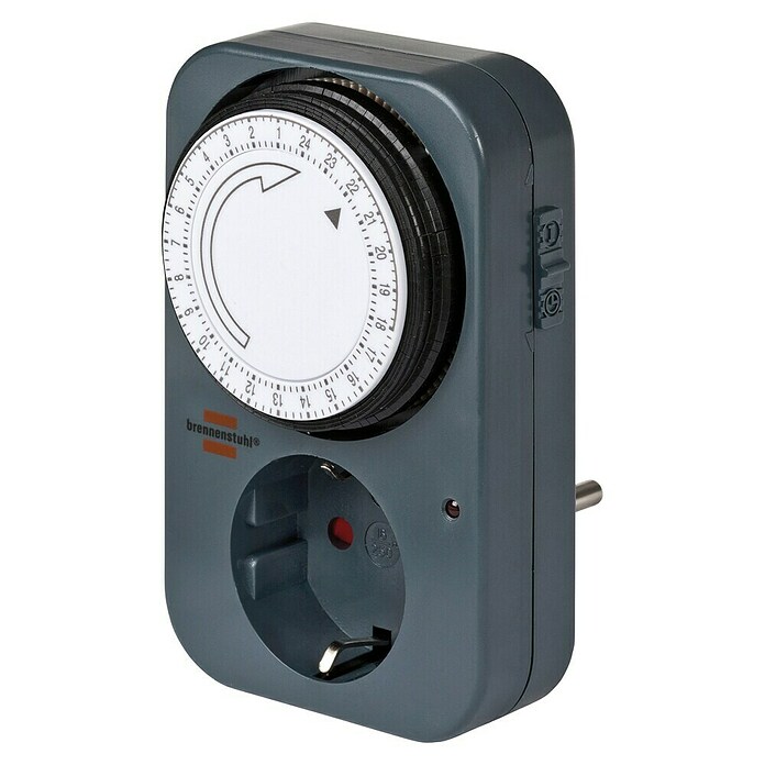 Brennenstuhl Dnevni časovnik  (Mehanski, 3.500 W) | 3242 - Zeitschaltuhr Innen | CBDD - Zwischenstecker | CBD - Verlängerungen, Tischsteckdosen, Kabelt | CB - Elektroinstallation | C - Elektro | BAUHAUS