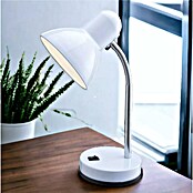Globo Lámpara de sobremesa Basic (40 W, Blanco, Altura: 35 cm)