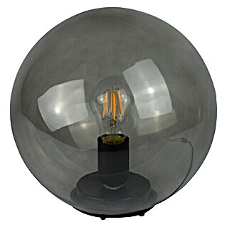 Tween Light Lámpara de sobremesa redonda Nerano (40 W, Ø x Al: 250 mm x 24,5 cm, Humo, E27)