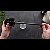 Lenz WC-Bürstengarnitur Nero (Metall, Schwarz, B x H: 9,4 x 35 cm) | BAUHAUS