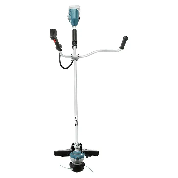 Makita LXT 18V Akku-Freischneider DUR368AZX3 - 18 V, Ohne Akku, Schnittbreite Faden: 25 cm, Schnittbreite Messer: 23 cm - Makita Akku-Motorsense mit Zweihandgriff und Fadenkopf.