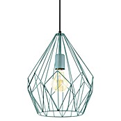 Eglo Lámpara colgante redonda (Blanco, Altura: 110 cm, Potencia máx.: 60 W, E27)