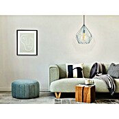 Eglo Lámpara colgante redonda (Blanco, Altura: 110 cm, Potencia máx.: 60 W, E27)
