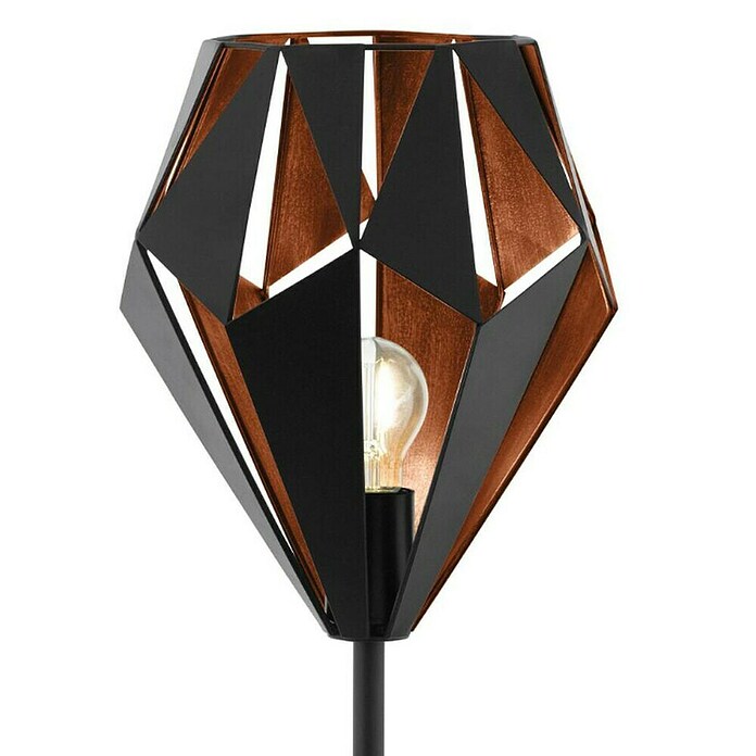 Eglo Lámpara de pie Carlton 1 (60 W, Negro, Altura: 152,5 cm)