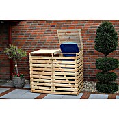 Promadino Mülltonnenbox Vario V (Holz, Natur, Geeignet für: 2 Mülltonnen) | BAUHAUS