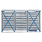 Promadino Erweiterung für Mülltonnenbox Vario III (Passend für: Mülltonnenbox Vario III, 92 x 70 x 122 cm, Grau) | BAUHAUS