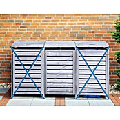 Promadino Erweiterung für Mülltonnenbox Vario III (Passend für: Mülltonnenbox Vario III, 92 x 70 x 122 cm, Grau) | BAUHAUS