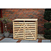 Promadino Mülltonnenbox Vario V (Holz, Natur, Geeignet für: 2 Mülltonnen) | BAUHAUS