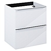 Riva Beauty 2.0 Waschtischunterschrank (B x T x H: 58,5 x 43,7 x 63,5 cm, Weiß Hochglanz) | BAUHAUS