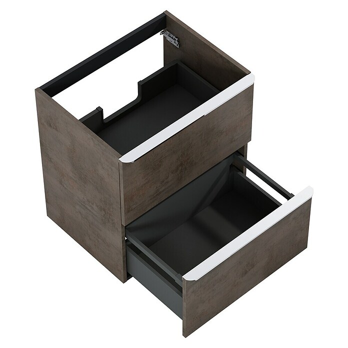 Riva Beauty 2.0 Waschtischunterschrank (B x T x H: 58,5 x 43,7 x 63,5 cm, Chromix Dark) | BAUHAUS