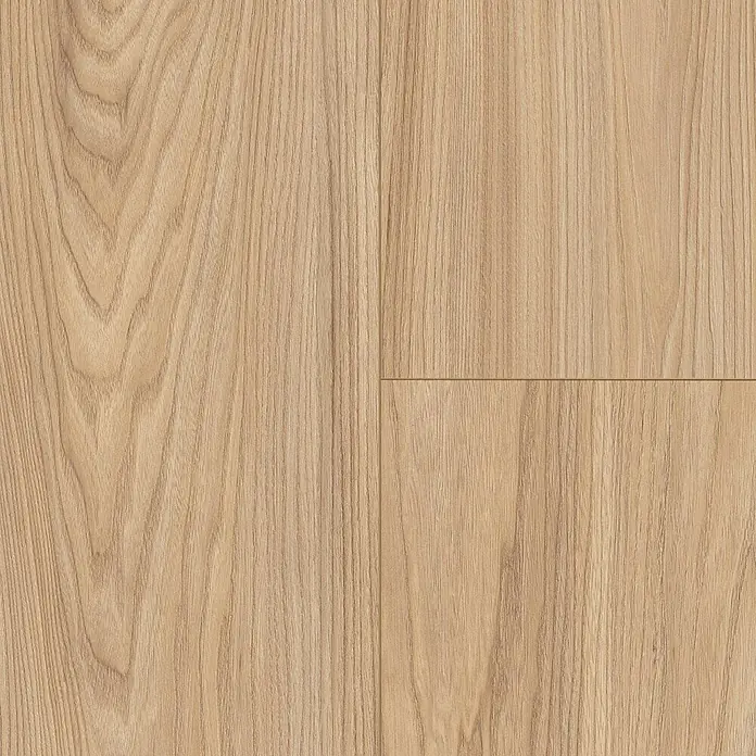 Egger Laminat NatureSense Aqua - Sheffield Akazie natur, Landhausdiele, 1.292 x 193 x 8 mm - Nahaufnahme von hellem Holzparkett mit Maserung. Ideal für Bodenbeläge und Innendesign mit natürlicher Optik.