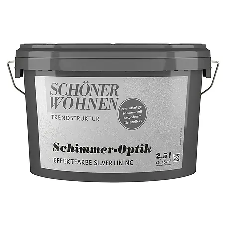 SCHÖNER WOHNEN-Farbe Trendstruktur Farbeffektputz Schimmer-Optik Effektfarbe
