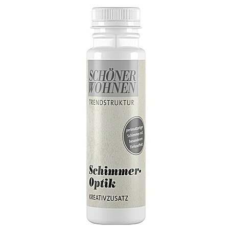 SCHÖNER WOHNEN-Farbe Trendstruktur Dekoputz-Zusatz Schimmer-Optik Kreativzusatz (Transparent, 375 g)