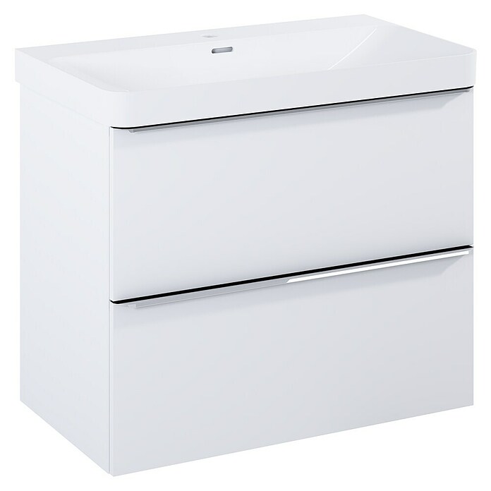 Riva Beauty 2.0 Waschtischunterschrank (B x T x H: 78,5 x 43,7 x 63,5 cm, Weiß Matt) | BAUHAUS