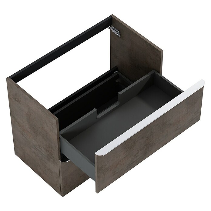 Riva Beauty 2.0 Waschtischunterschrank (B x T x H: 78,5 x 43,7 x 63,5 cm, Chromix Dark) | BAUHAUS