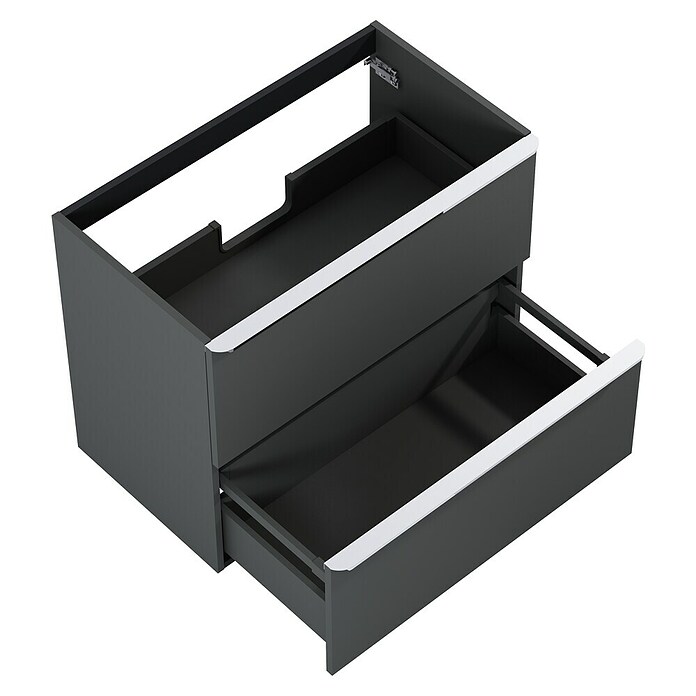 Riva Beauty 2.0 Waschtischunterschrank (B x T x H: 78,5 x 43,7 x 63,5 cm, Anthrazit) | BAUHAUS