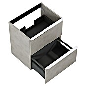 Riva Beauty 2.0 Waschtischunterschrank (B x T x H: 58,5 x 43,7 x 63,5 cm, Chromix Silver) | BAUHAUS