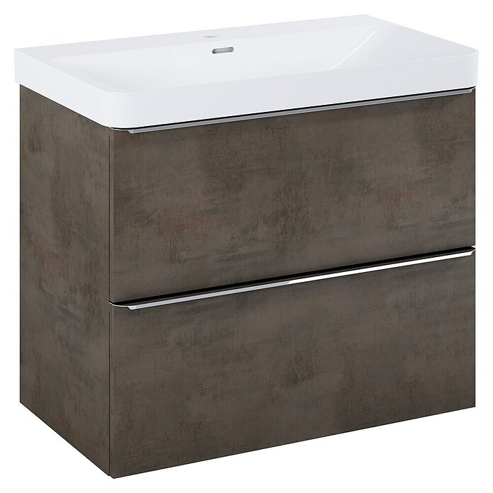 Riva Beauty 2.0 Waschtischunterschrank (B x T x H: 78,5 x 43,7 x 63,5 cm, Chromix Dark) | BAUHAUS