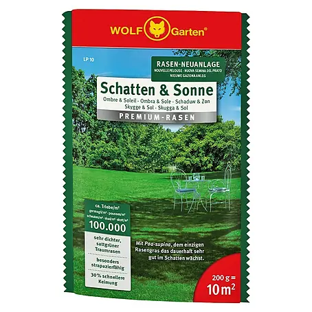 Wolf-Garten  Rasensamen Schatten und Sonne